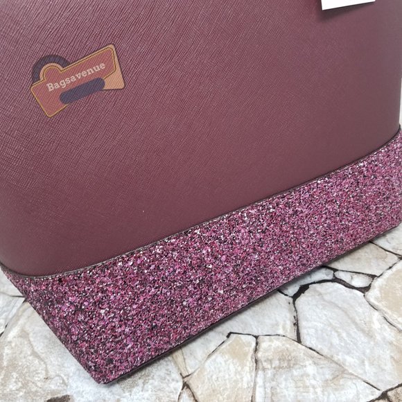 #bagsavenue set penny greta court tote cherrywood maroon neda wallet Kate Spade - Picture 11 of 16
